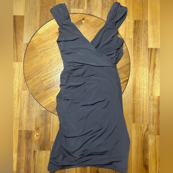 Boston Proper Ruched Dress - Picture 4 of 5